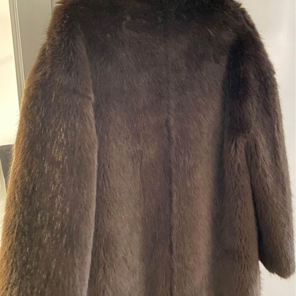 Jakke faux fur long coat - Picture 2 of 2